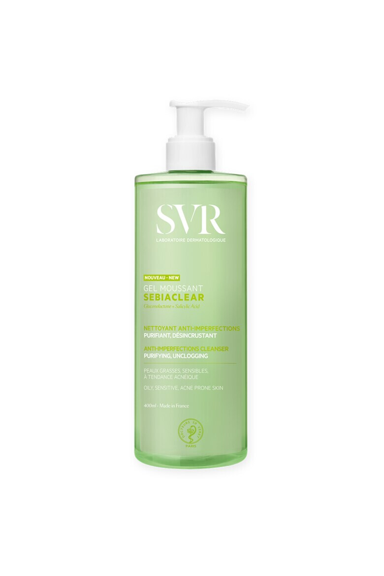 SVR Gel spumant de curatare Sebiaclear 400 ml - Pled.ro