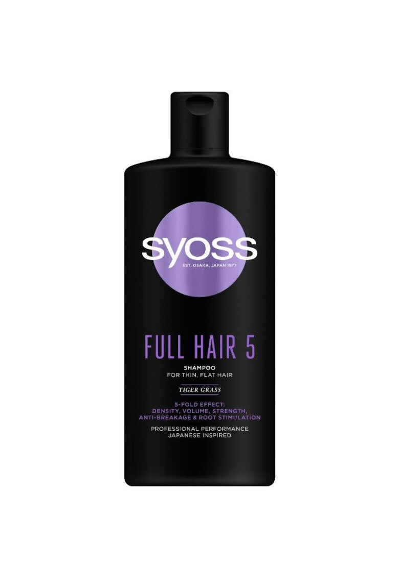 Syoss Sampon Full Hair 5 Density & Volume pentru par subtire 440 ml - Pled.ro