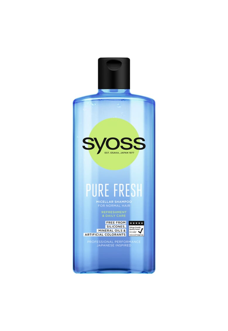 Syoss Sampon micelar Pure Fresh pentru par normal 440 ml - Pled.ro