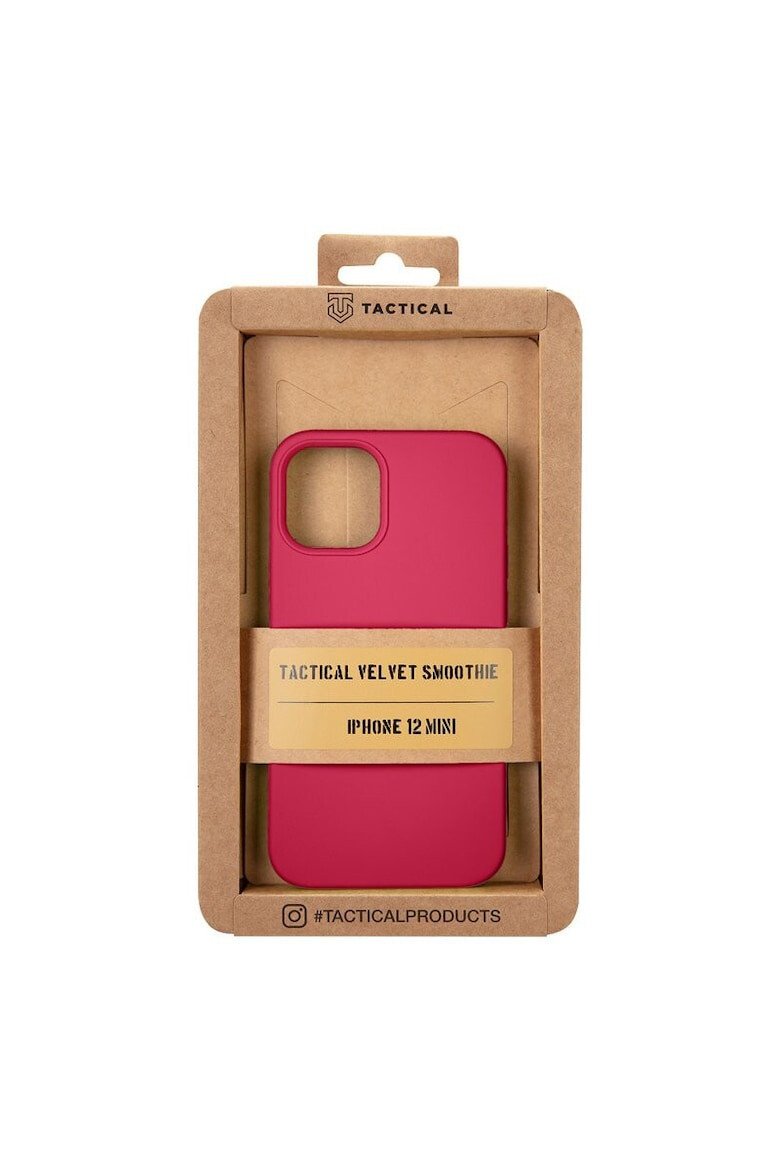 Tactical Husa Cover Velvet Smoothie pentru iPhone 12 Mini Sangria - Pled.ro