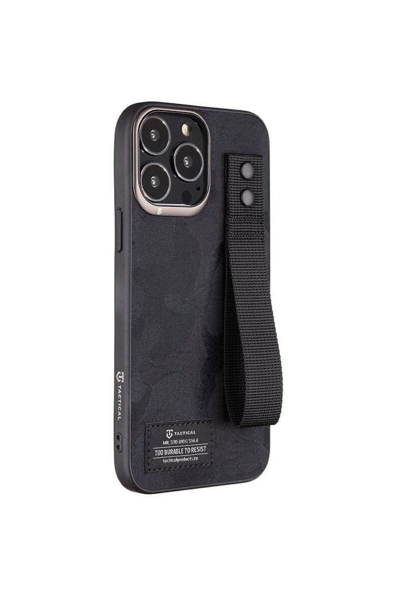 Tactical Husa de protectie Camo Troop pentru iPhone 13 Pro Max Black - Pled.ro