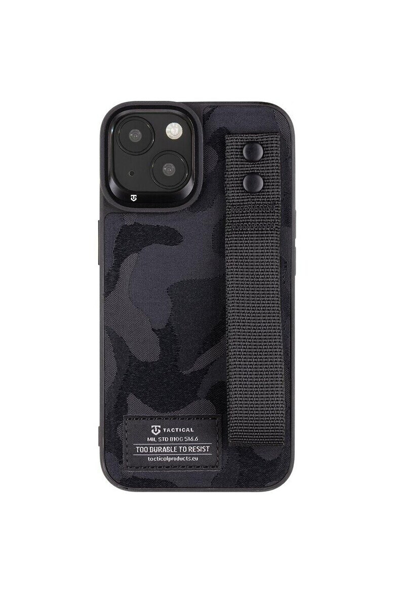 Tactical Husa de protectie Camo Troop pentru iPhone 14 Black - Pled.ro