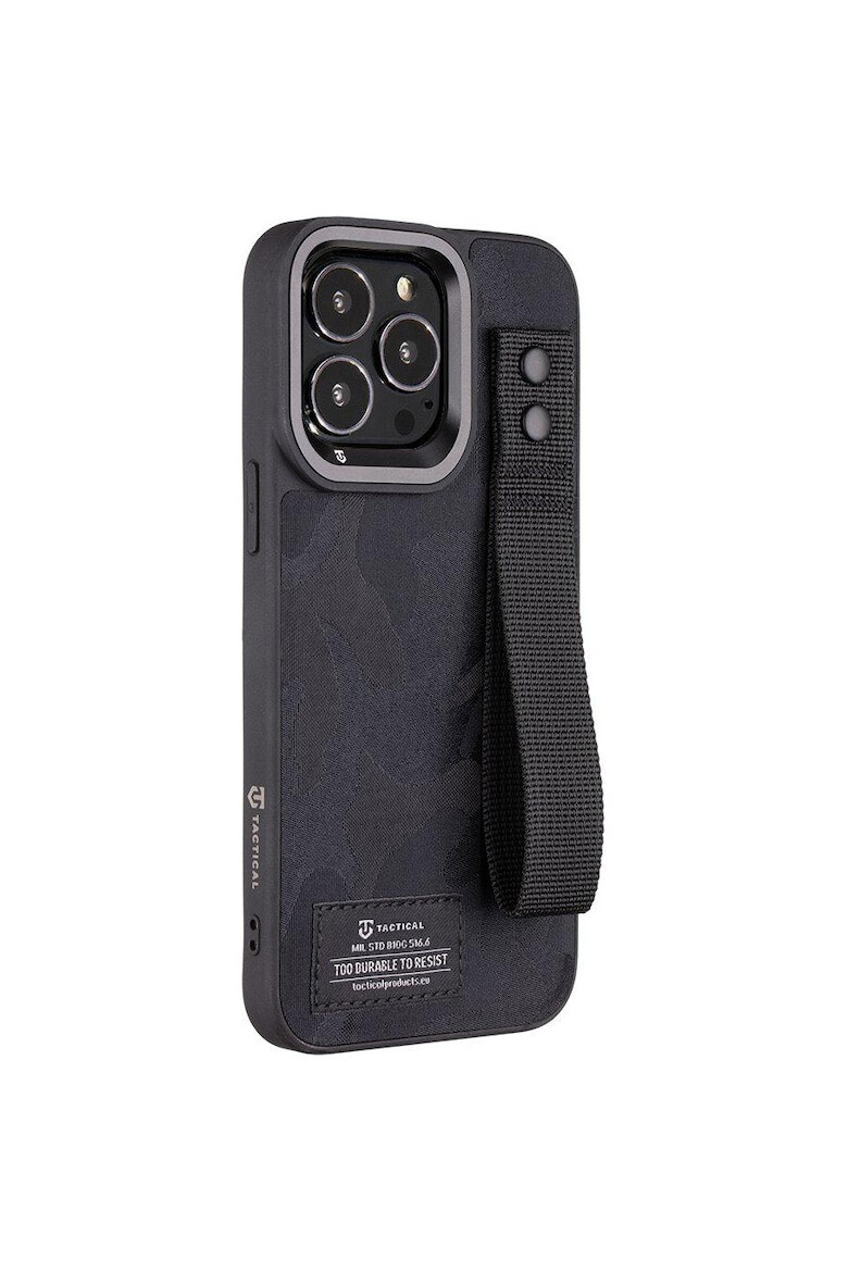 Tactical Husa de protectie Camo Troop pentru iPhone 14 Pro Max Black - Pled.ro