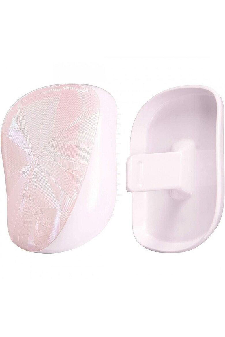 Tangle Teezer Perie pentru par Compact Styler Smooth & Shine Limited Editions Smashed Holo Pink - Pled.ro