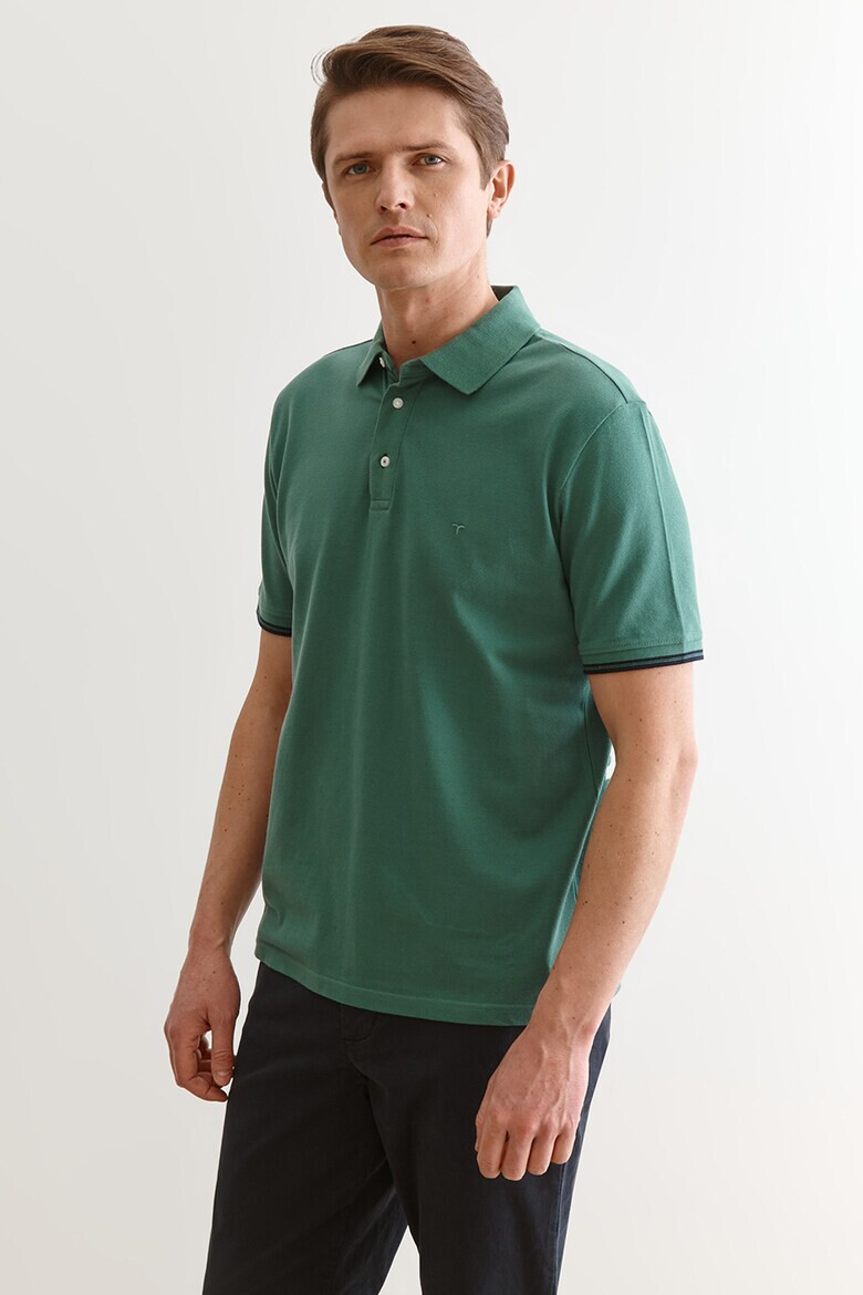 Tatuum Tricou polo din material pique Jay - Pled.ro