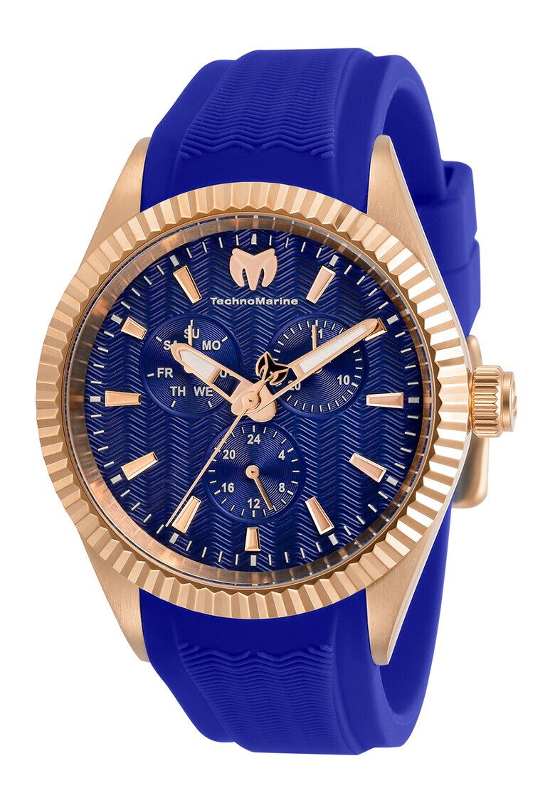 TechnoMarine Ceas cu functii multiple si curea de silicon - Pled.ro