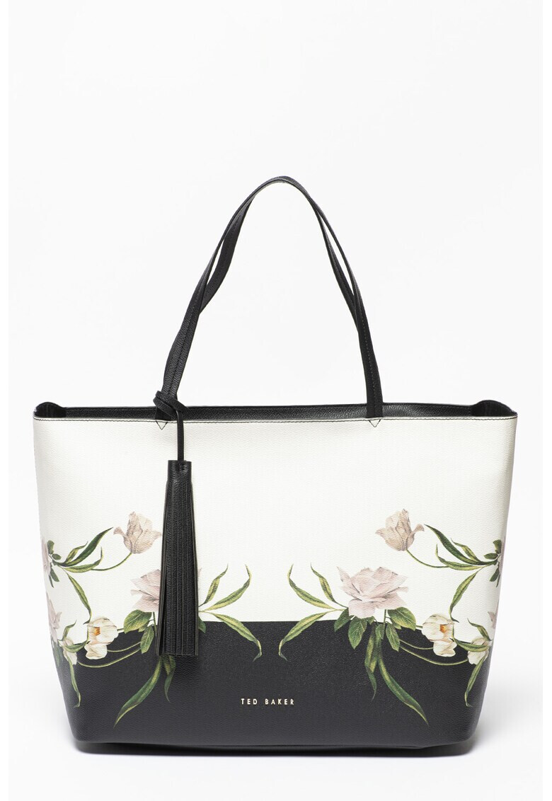 Ted Baker Geanta shopper din piele ecologica cu model floral Benitta - Pled.ro