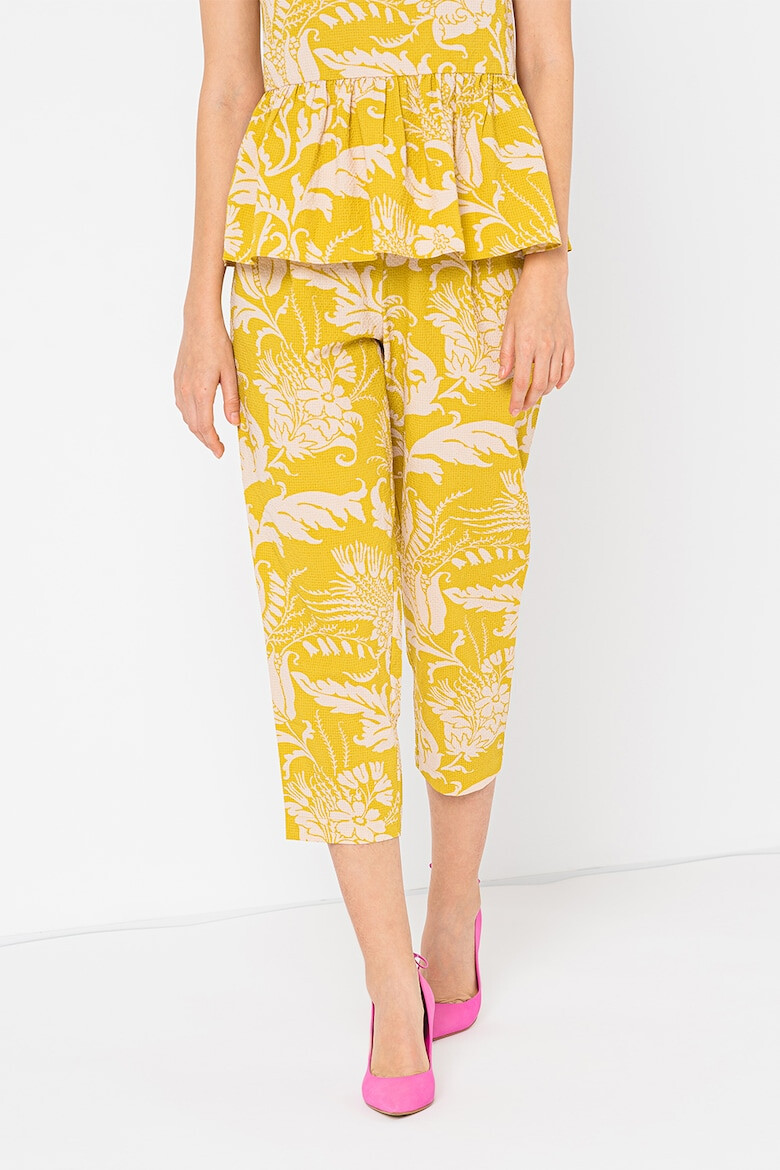 Ted Baker Pantaloni crop cu talie inalta Kaylani - Pled.ro