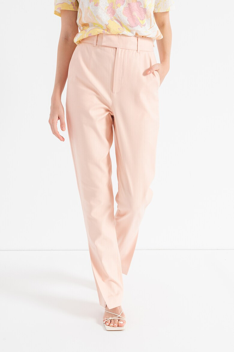 Ted Baker Pantaloni cu talie inalta si slituri laterale Flood - Pled.ro