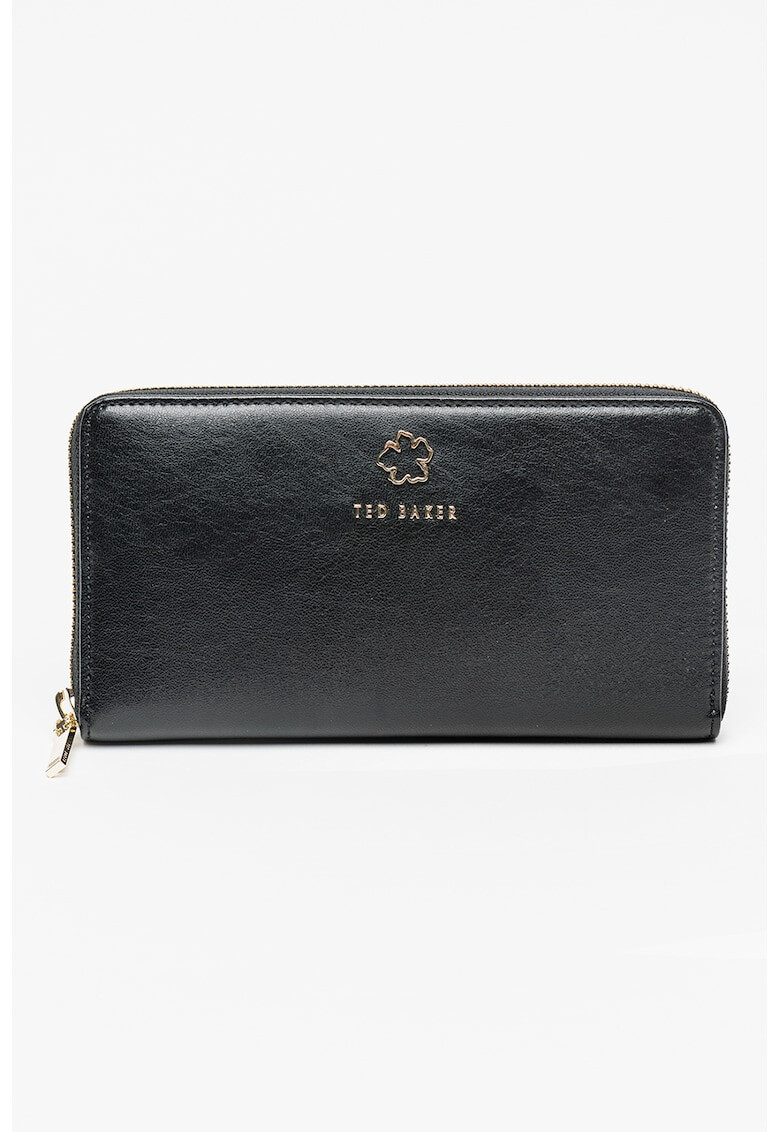 Ted Baker Portofel de piele cu aplicatie logo metalica Jorjana - Pled.ro