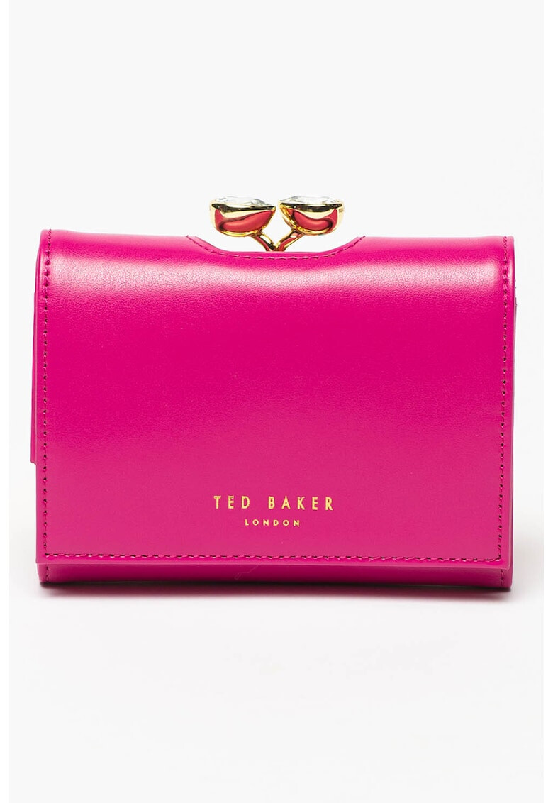 Ted Baker Portofel mic din piele Ivoory - Pled.ro