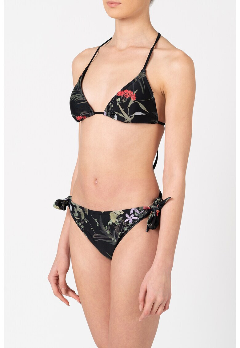 Ted Baker Sutien de baie cu cupe triunghiulare si model floral Gigiee - Pled.ro