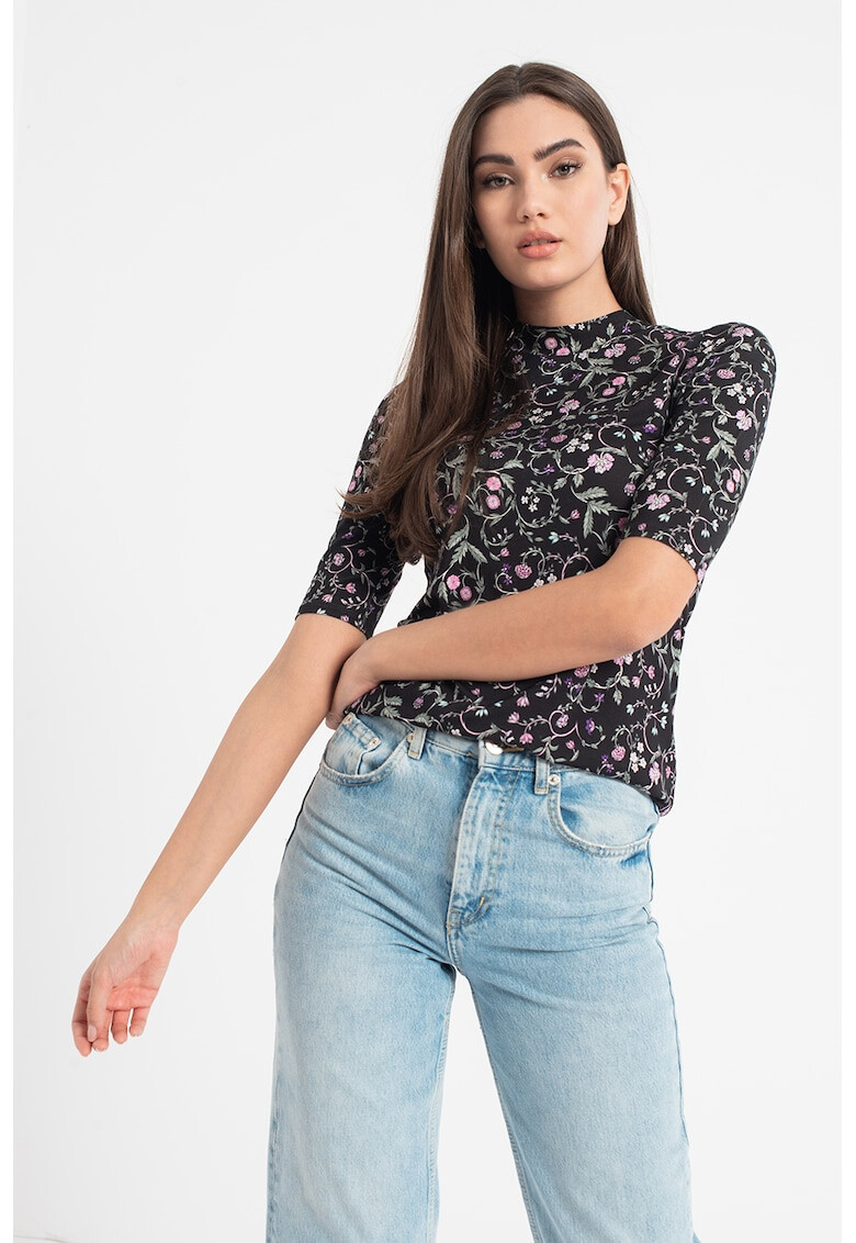 Ted Baker Tricou cambrat cu model floral - Pled.ro