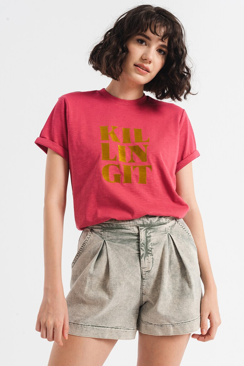 Ted Baker Tricou cu imprimeu text stralucitor Zafi - Pled.ro