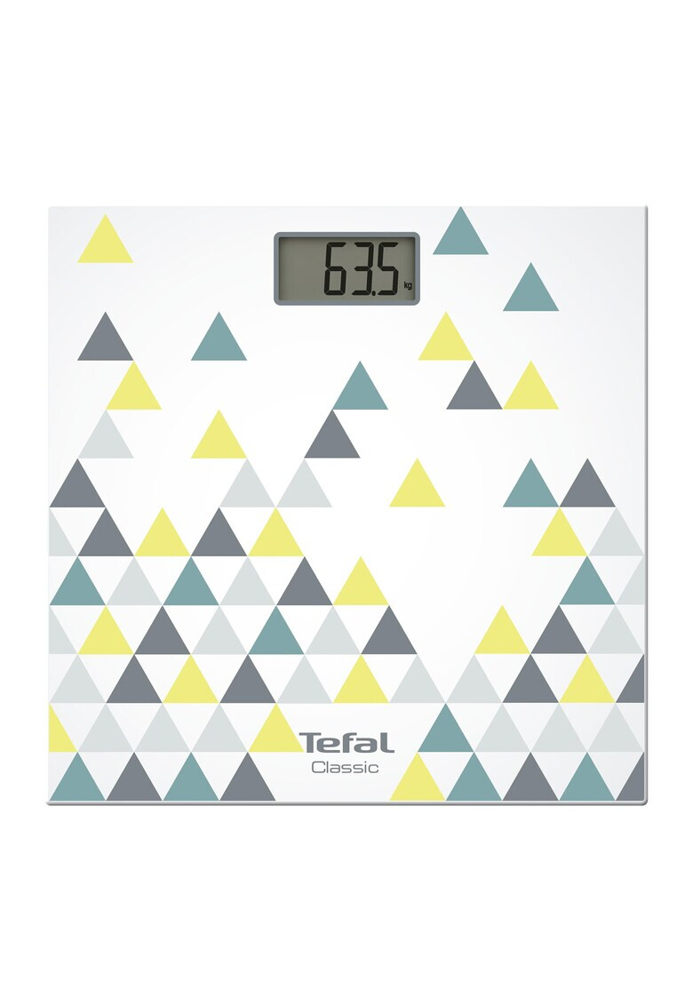 Tefal Cantar corporal Decor 160kg 100g Lcd 30x30cm Alb/Abstract - Pled.ro