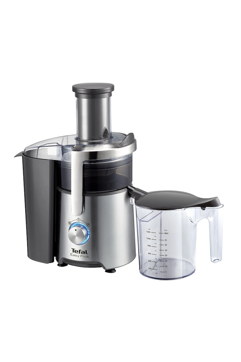 Tefal Storcator de fructe Easy Fruit 800W 2 viteze Recipient pulpa 2l Recipient suc 1.2l Inox / Negru - Pled.ro