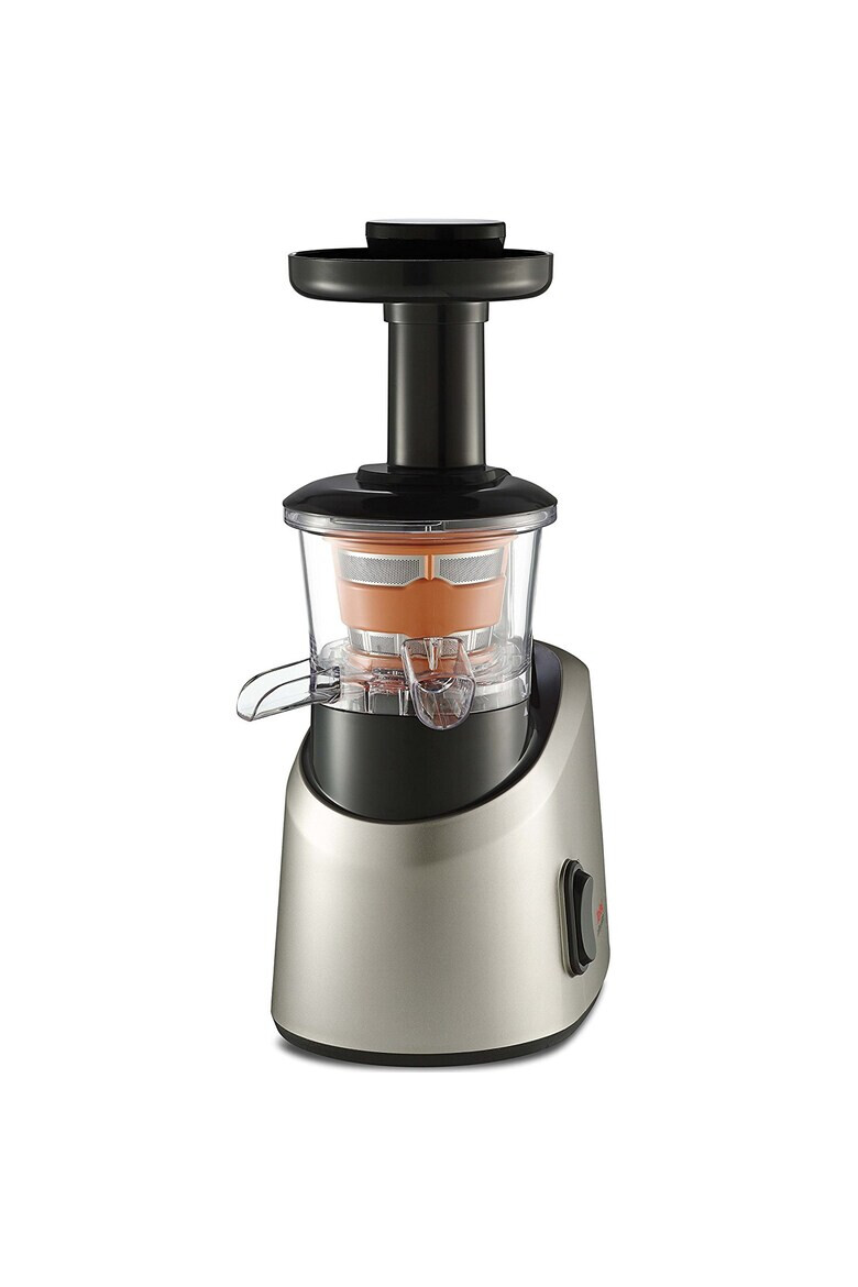 Tefal Storcator de fructe si legume Infiny Juice ZC255 200 W Recipient suc 0.8 l Recipient pulpa 0.8 l1 viteza Functie Reverse Negru/Inox - Pled.ro