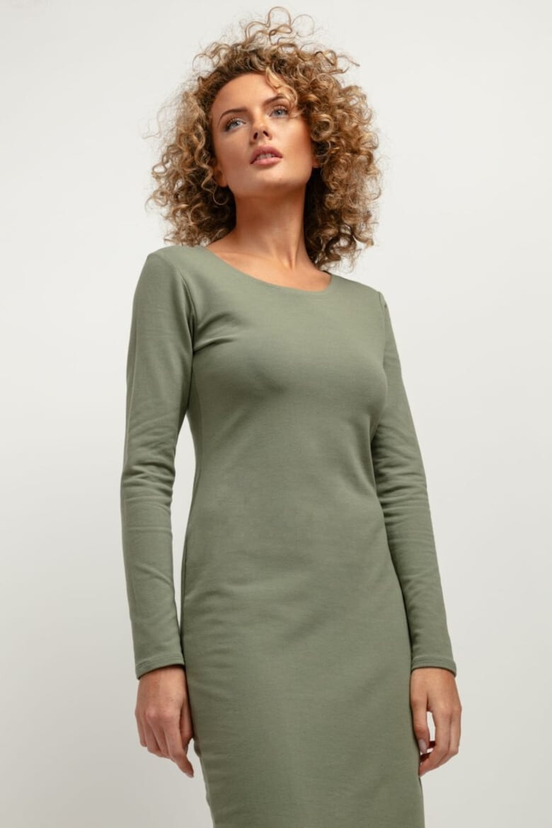 Tessita Rochie dreapta uni T377 verde - Pled.ro