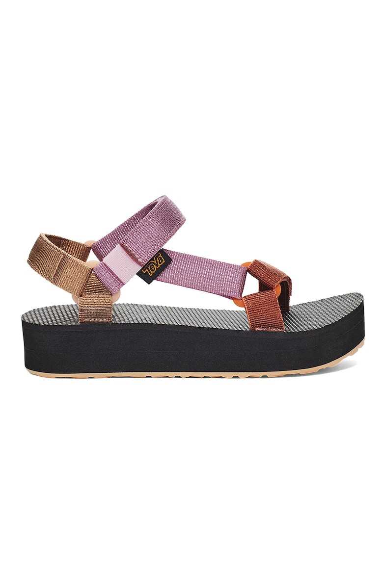 Teva Sandale colorblock de material textil cu velcro Midform Universal - Pled.ro