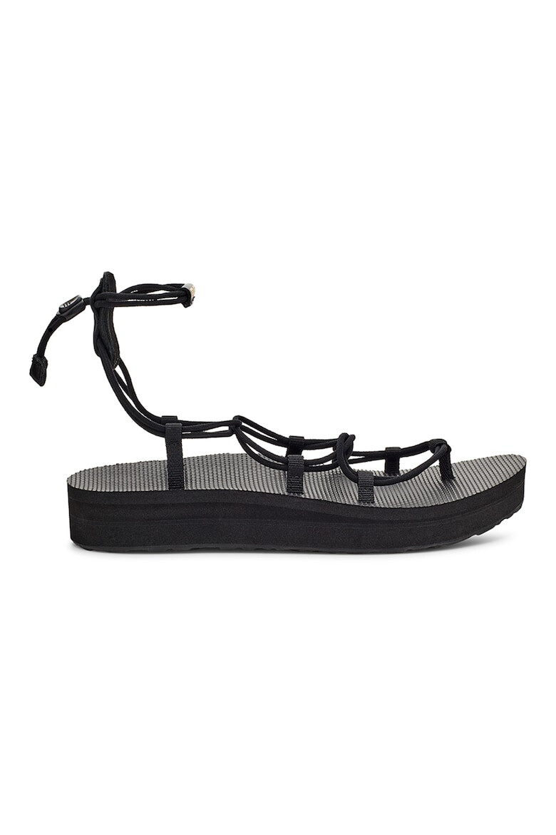 Teva Sandale de material textil cu velcro insertii de piele si bareta separatoare Midform Infinity - Pled.ro