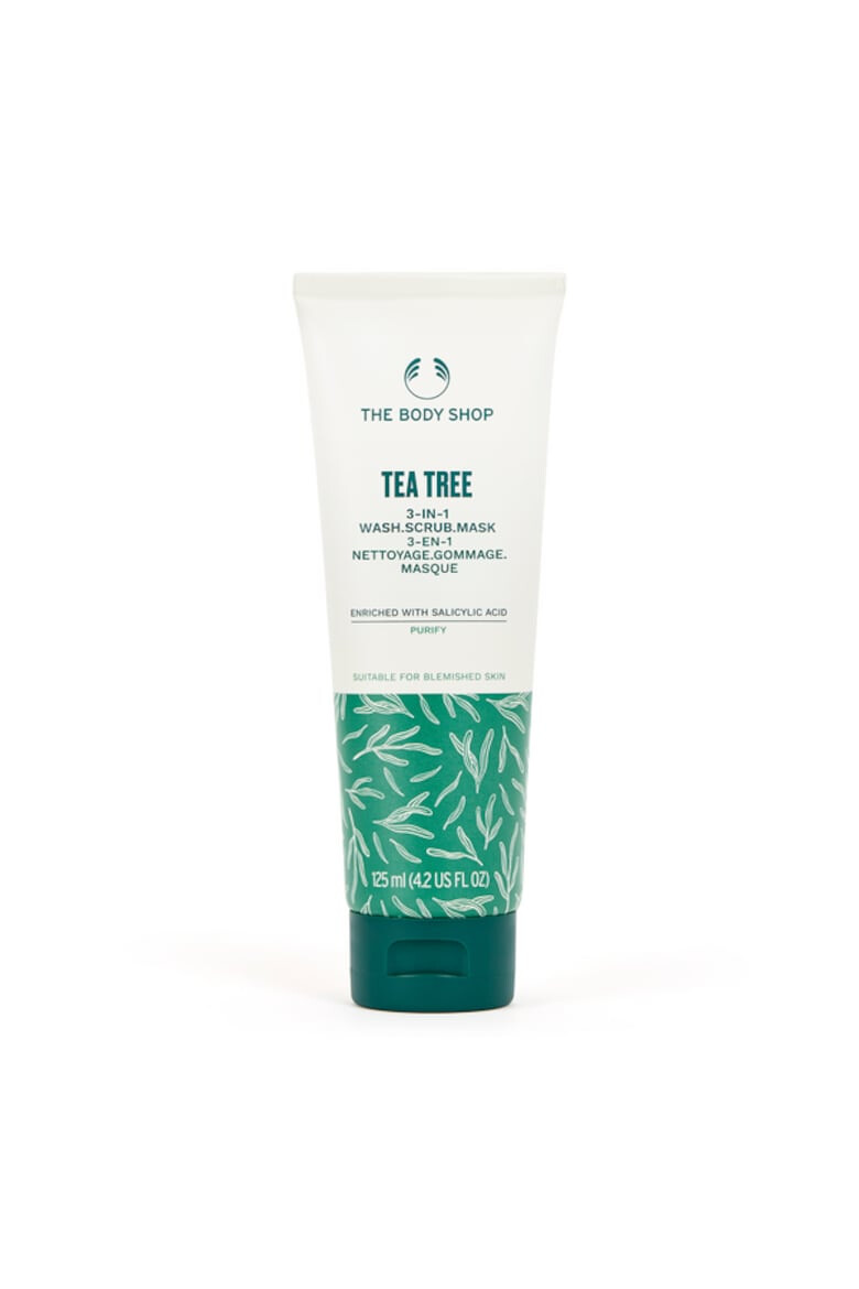 The Body Shop Masca 3 in 1 curatare ten Tea Tree 125 ml - Pled.ro