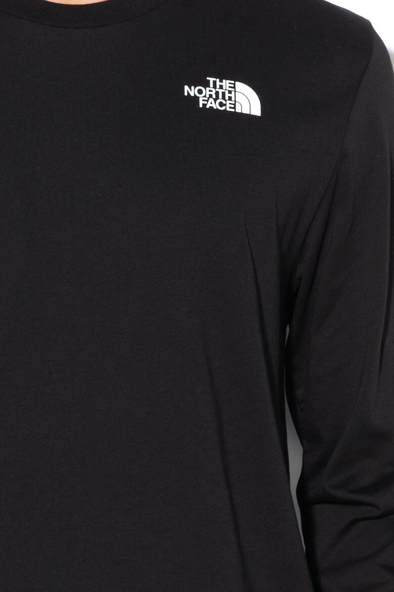 The North Face Bluza sport cu decolteu la baza gatului si logo discret Simple Dome - Pled.ro