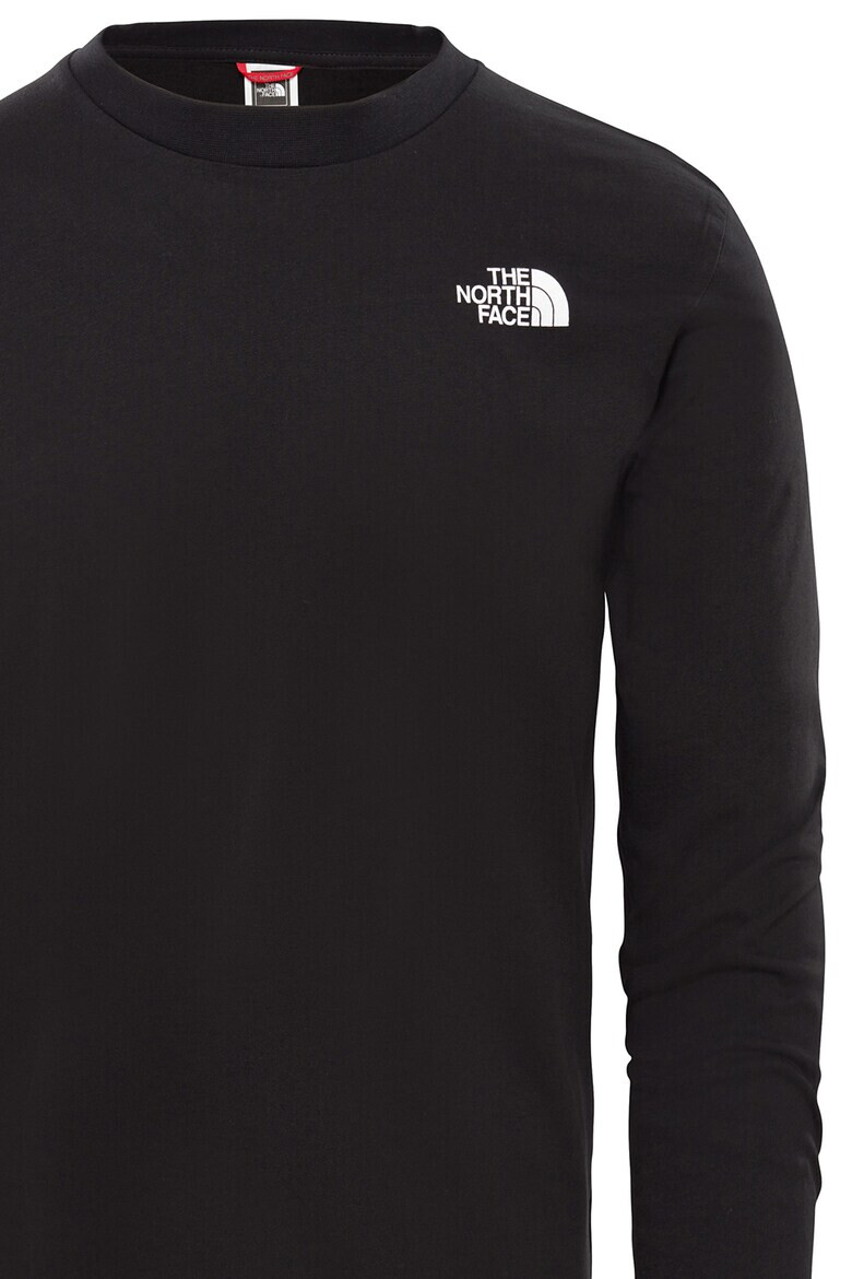 The North Face Bluza sport cu decolteu la baza gatului si logo discret Simple Dome - Pled.ro