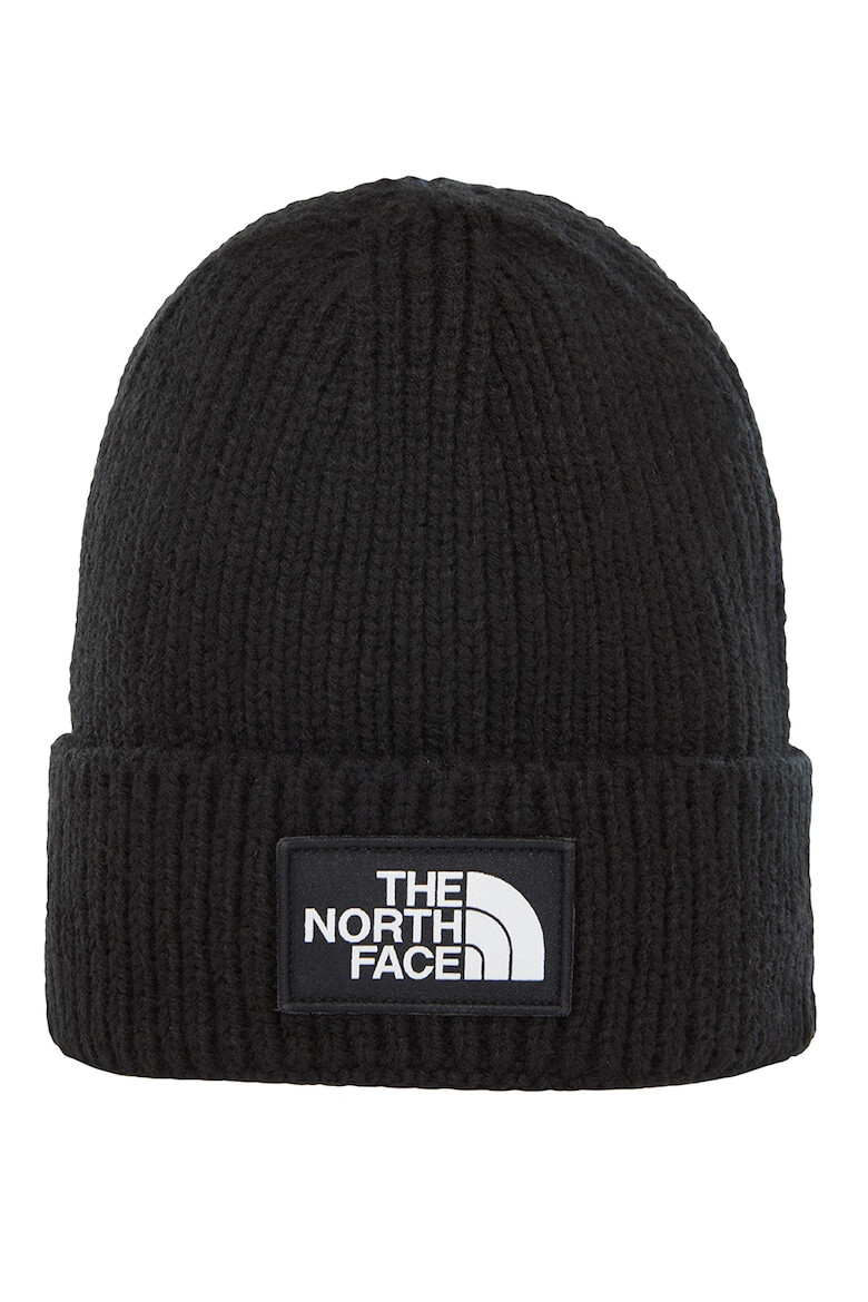 The North Face Caciula unisex tricotata masiv cu aplicatie logo pentru drumetii - Pled.ro