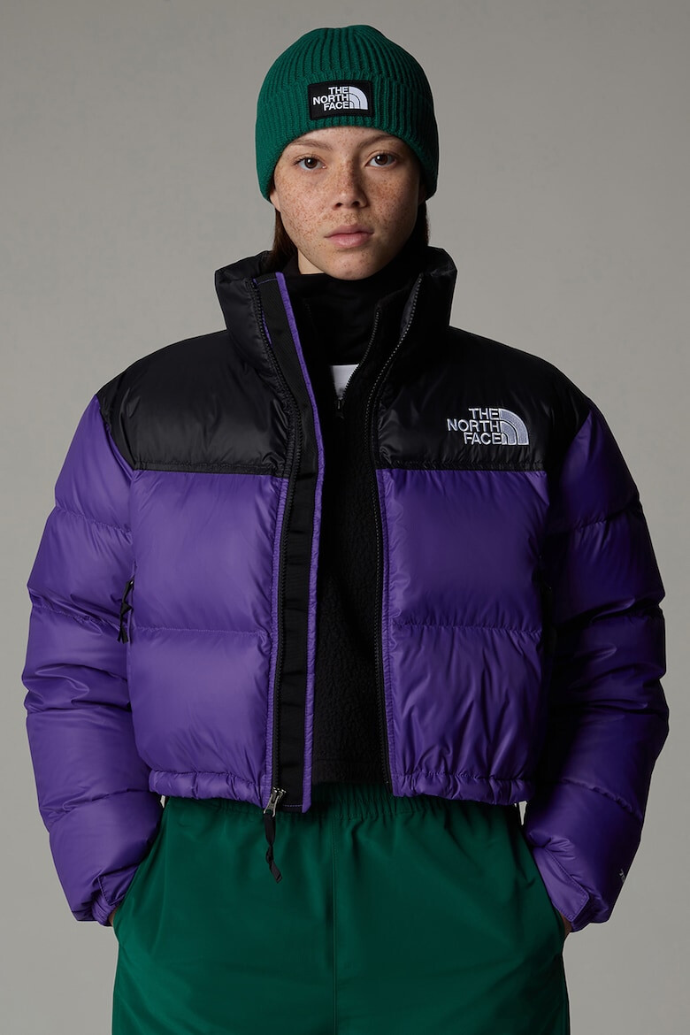 The North Face Geaca crop cu guler inalt - Pled.ro