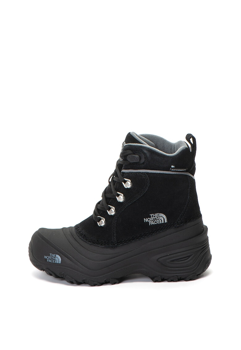 The North Face Ghete impermeabile cu insertii de piele si Heat Seeker™ pentru trekking Youth Chilkat - Pled.ro