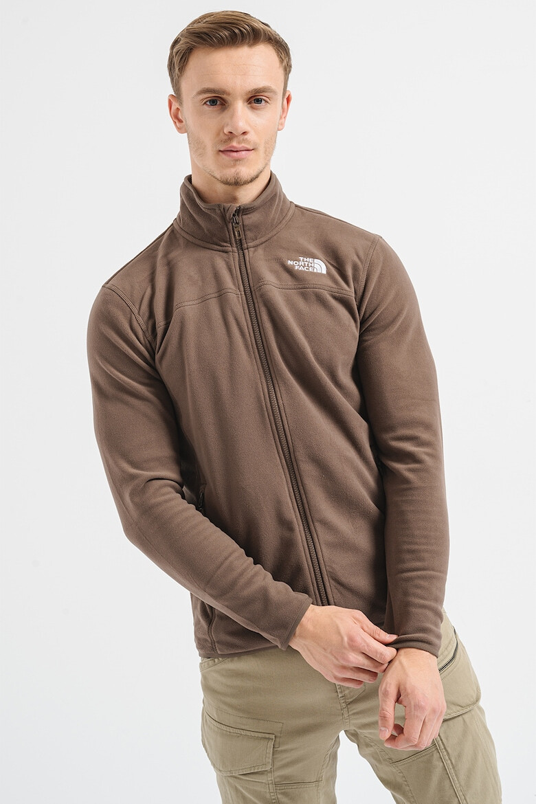 The North Face Jacheta din material fleece cu fermoar pentru drumetii Glacier - Pled.ro