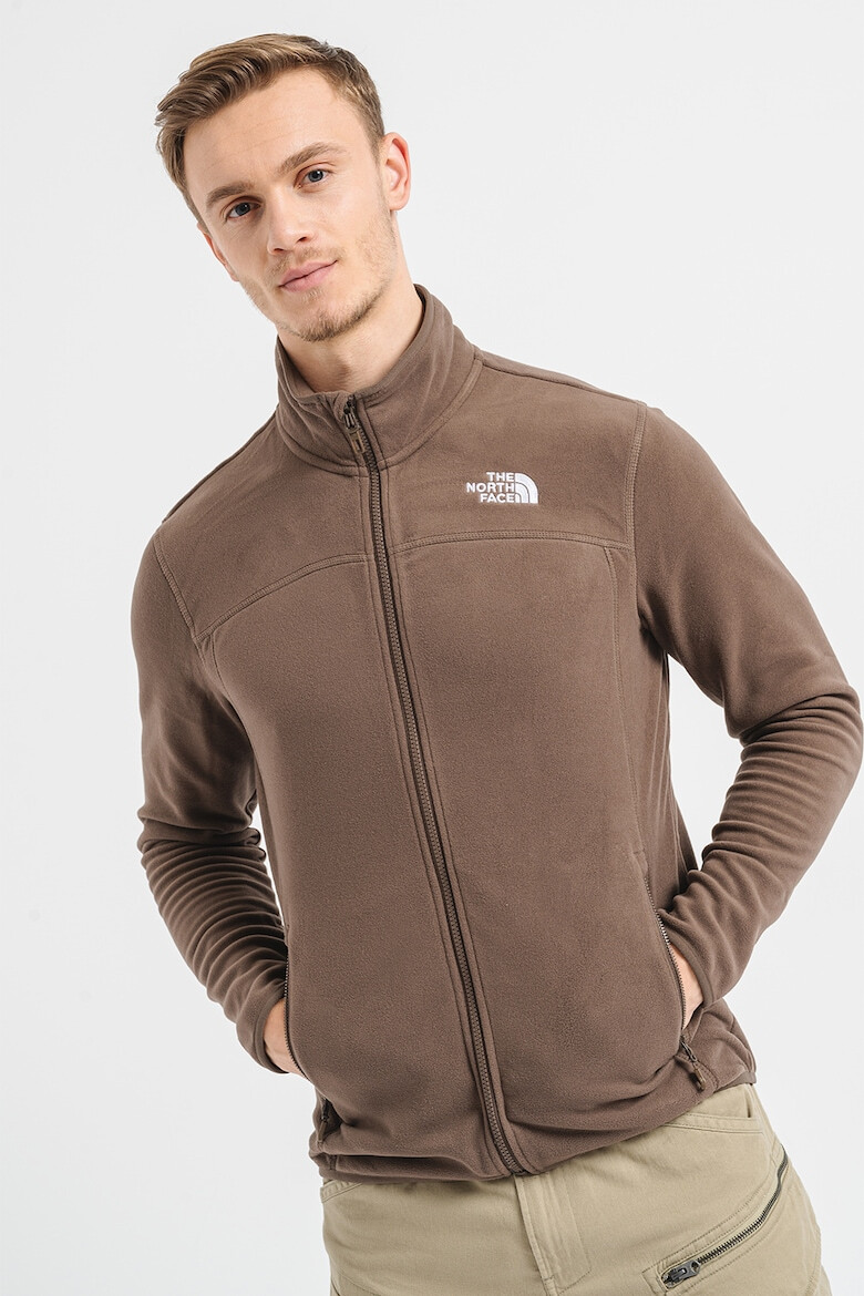 The North Face Jacheta din material fleece cu fermoar pentru drumetii Glacier - Pled.ro