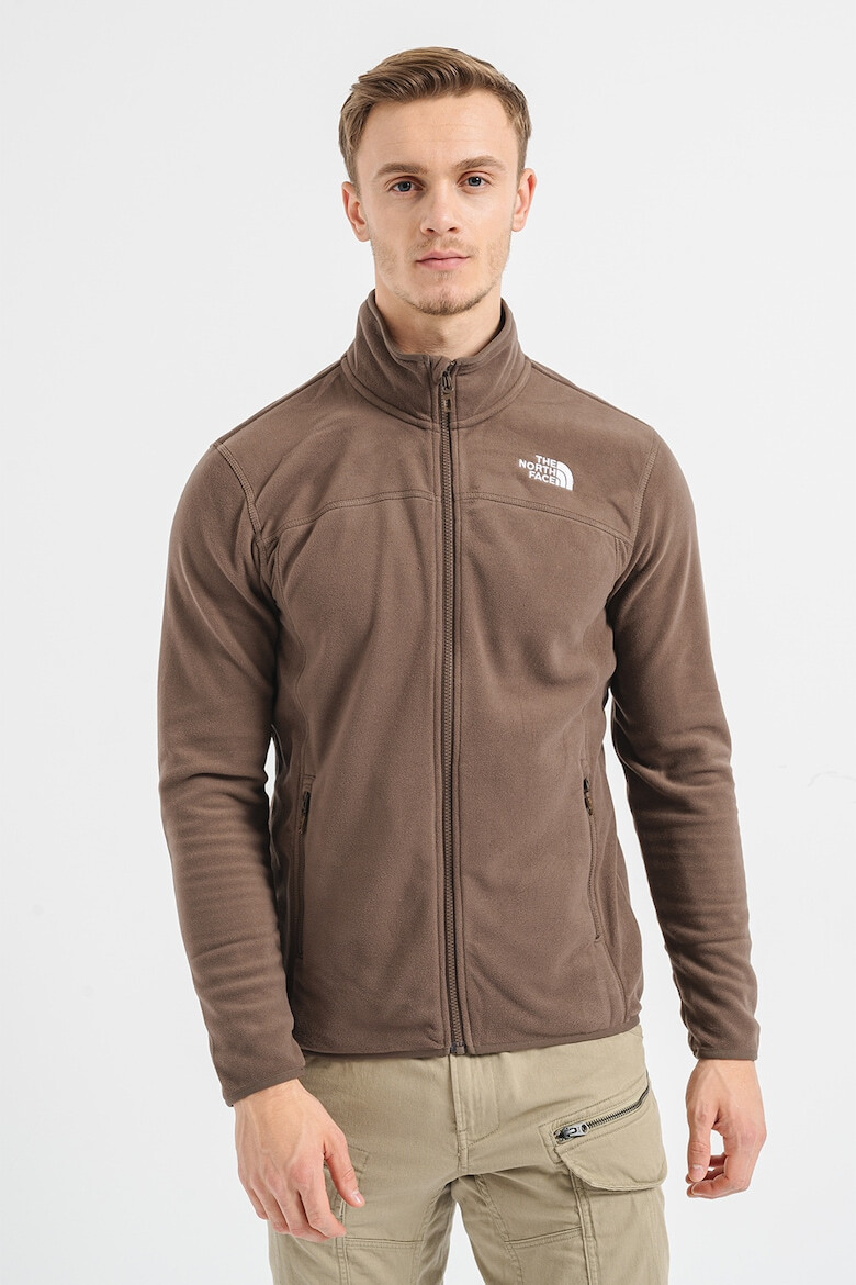 The North Face Jacheta din material fleece cu fermoar pentru drumetii Glacier - Pled.ro