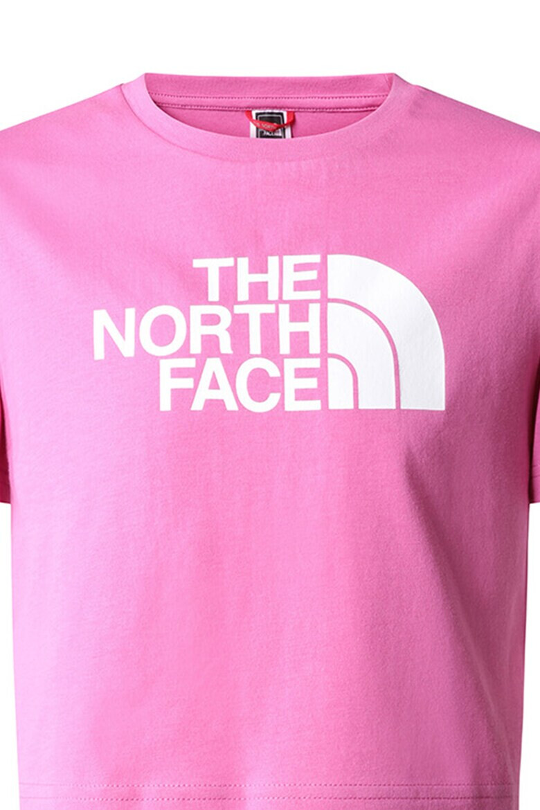 The North Face Tricou crop cu imprimeu logo - Pled.ro