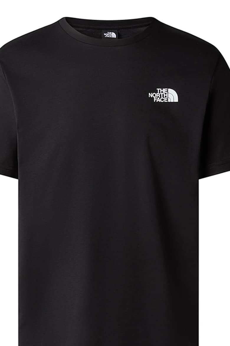 The North Face Tricou cu decolteu la baza gatului si imprimeu logo pe partea din spate - Pled.ro