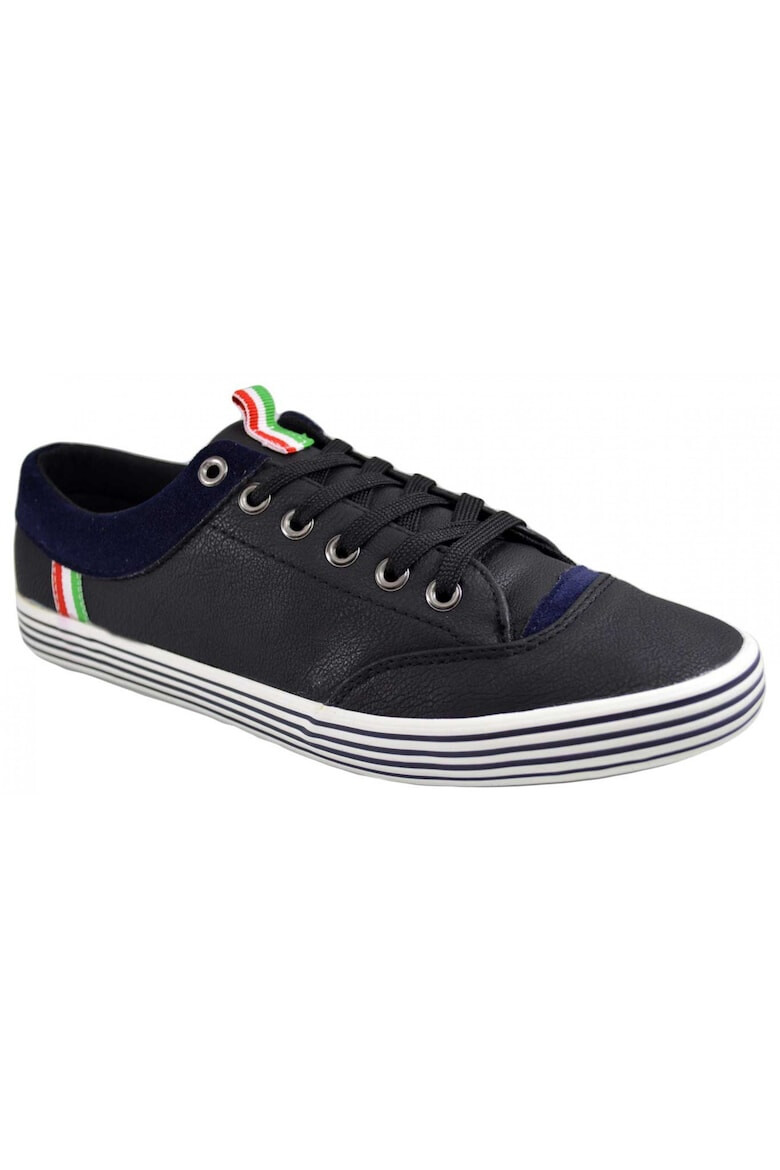 THEICONIC 888113619-Pantofi casual barbati negri Italy - Pled.ro