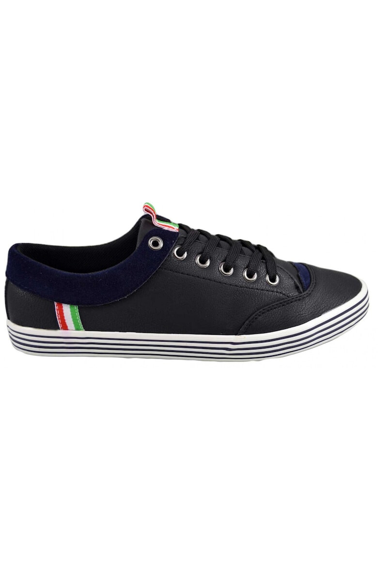 THEICONIC 888113619-Pantofi casual barbati negri Italy - Pled.ro