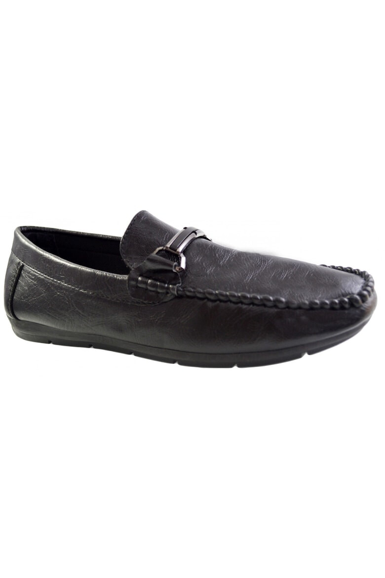 THEICONIC 888133490-Mocasini pentru Barbati Negri cu catarama - Corner - Pled.ro