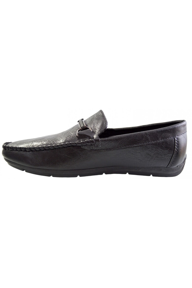 THEICONIC 888133490-Mocasini pentru Barbati Negri cu catarama - Corner - Pled.ro