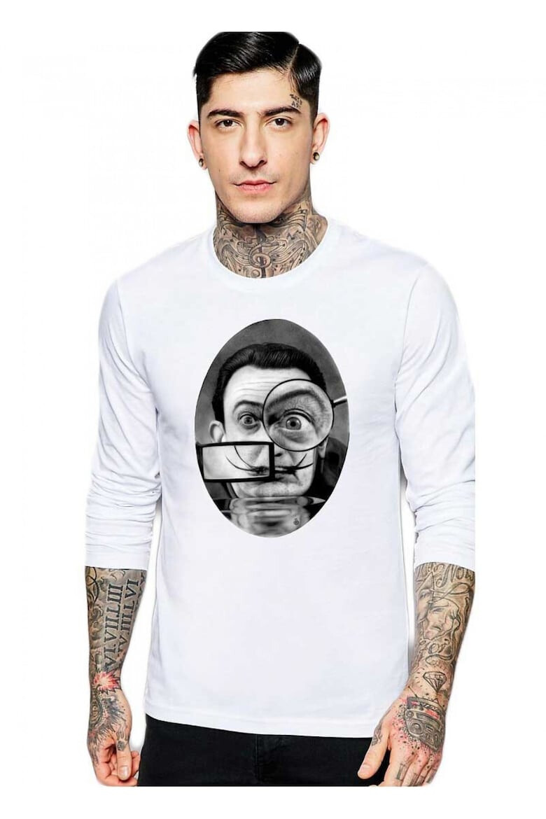 THEICONIC Bluza barbati alba - Dali - The Watcher - Pled.ro