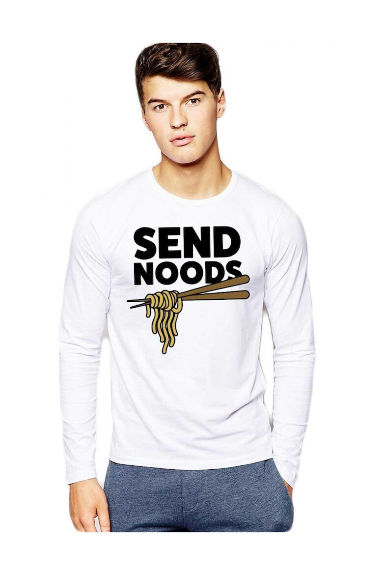 THEICONIC Bluza barbati alba - Send Noods - Pled.ro