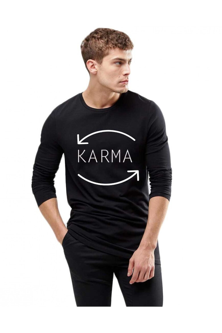 THEICONIC Bluza barbati neagra - Karma - Pled.ro