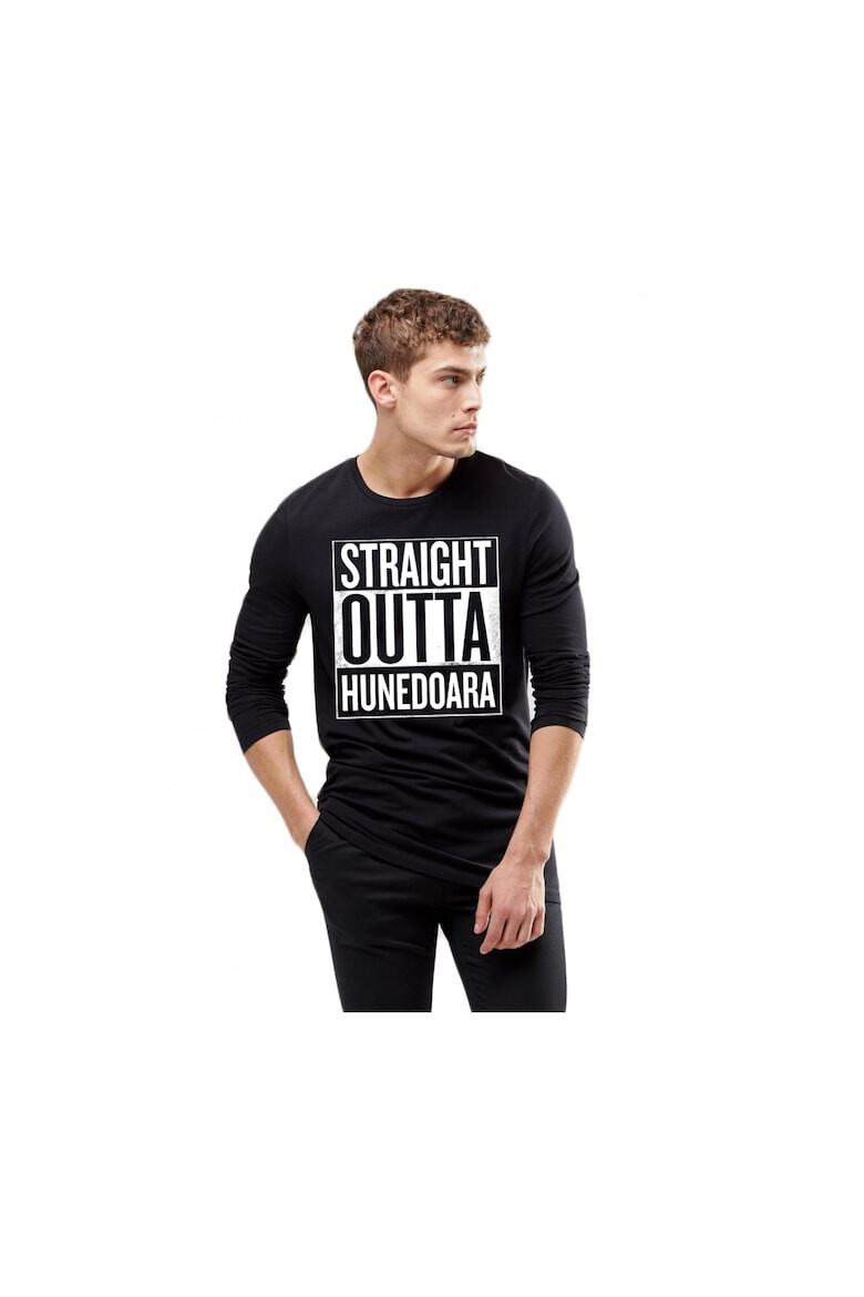 THEICONIC Bluza barbati - Straight Outta Hunedoara - Pled.ro