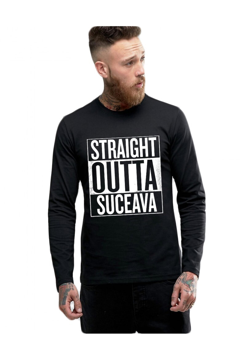 THEICONIC Bluza barbati - Straight Outta Suceava - Pled.ro