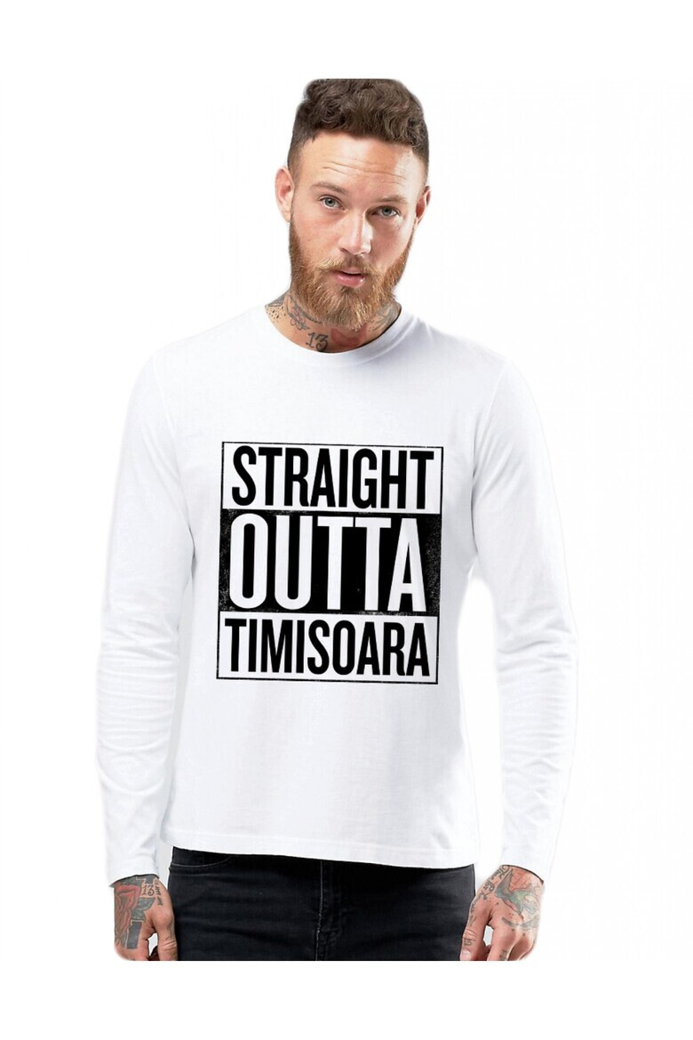 THEICONIC Bluza barbati - Straight Outta Timisoara - Pled.ro