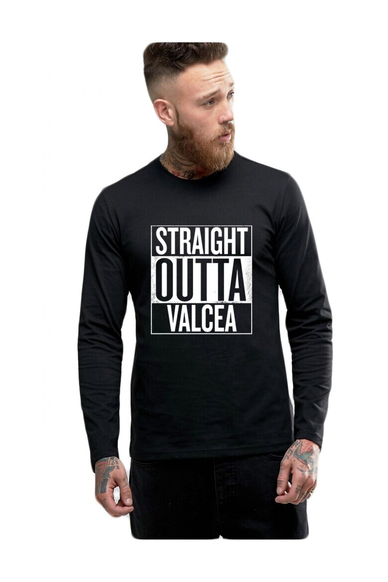 THEICONIC Bluza barbati - Straight Outta Valcea - Pled.ro