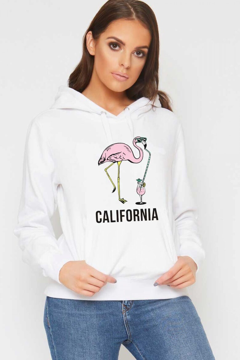 THEICONIC Hanorac dama alb -California - Pled.ro