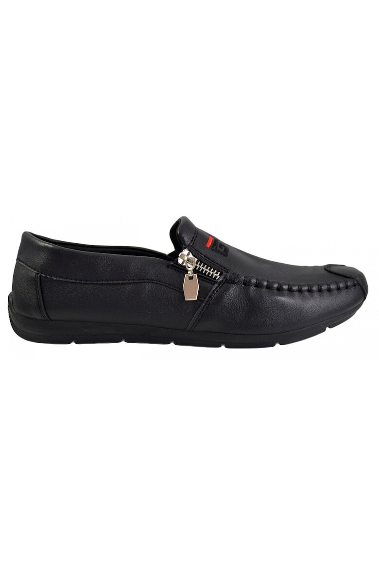 THEICONIC Mocasini Barbatesti Negri cu fermoar G Corner2 - Pled.ro