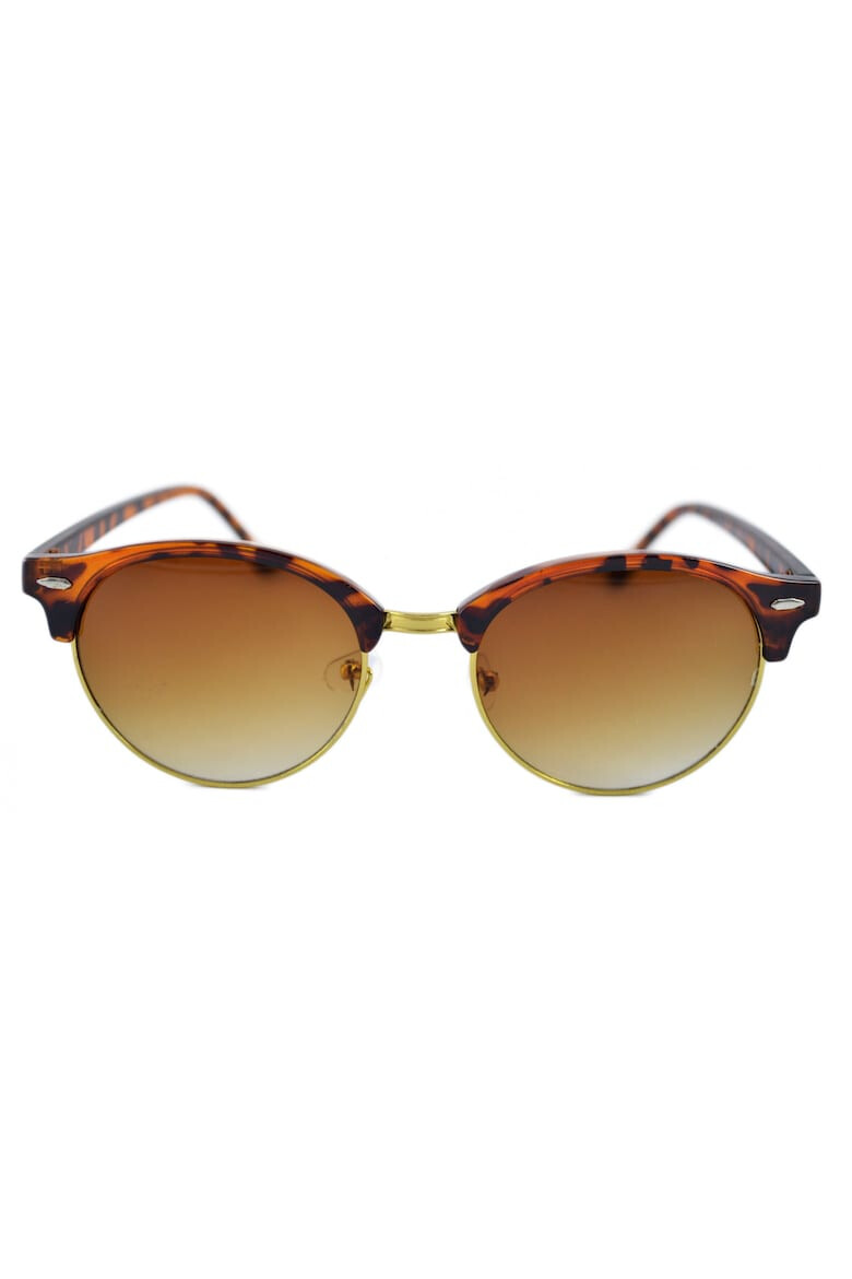 THEICONIC Ochelari de soare Clubmaster Retro II Maro - Maro Leopard- - Pled.ro