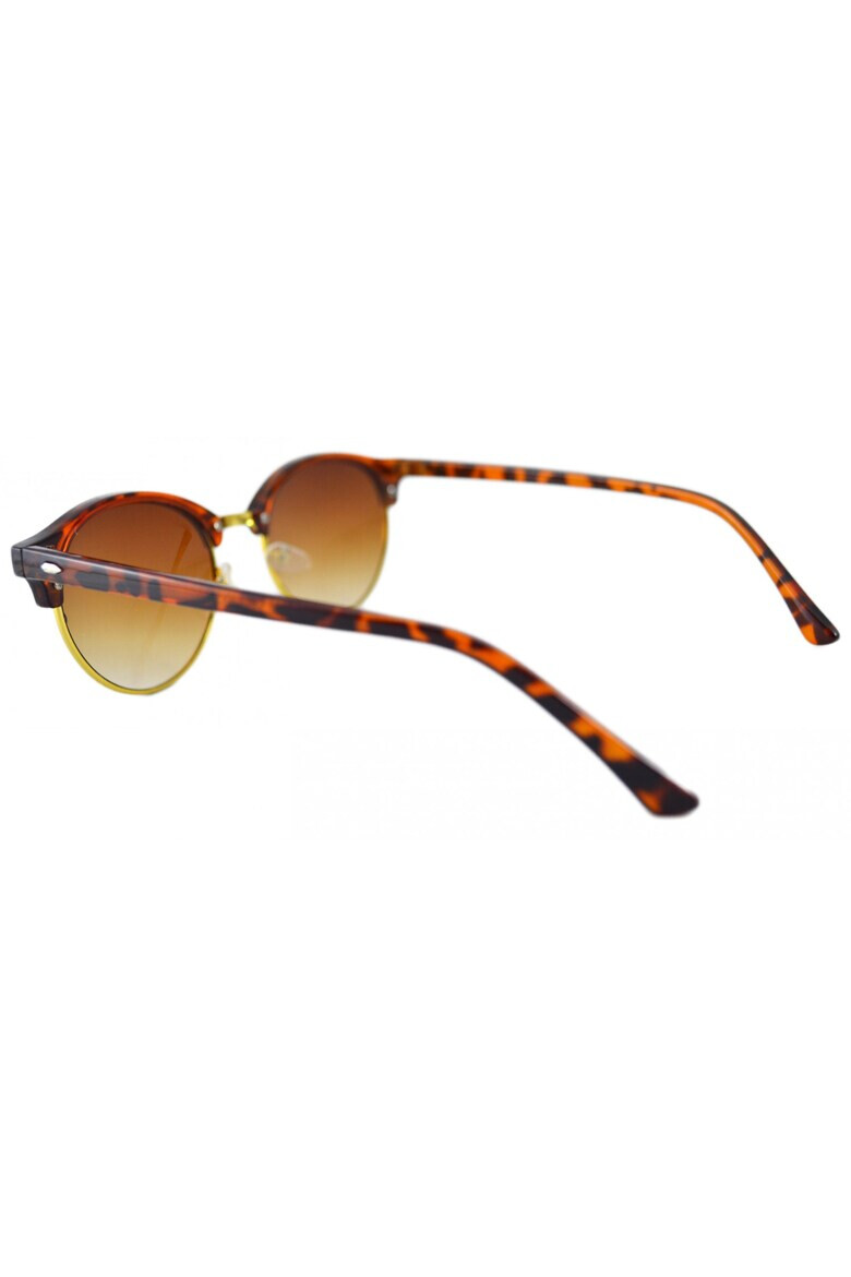 THEICONIC Ochelari de soare Clubmaster Retro II Maro - Maro Leopard- - Pled.ro